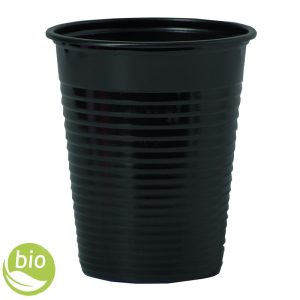 ARISTEA NATURIA bicchieri biodegradabili e compostabili monouso nero 200cc – 750pz