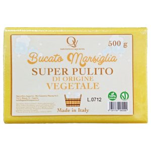 SAPONIFICIO AQUAVIVA sapone solido di origine vegetale BUCATO MARSIGLIA 500g - 3pz