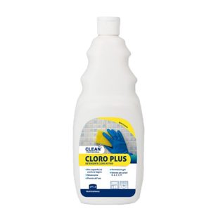 CLEAN PROFESSIONAL Cloro Plus Detergente al cloro attivo 1L - 3 pezzi