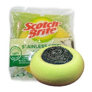 SCOTCH BRITE STAINLESS STEEL SCRUBBER paglietta in acciaio inossidabile