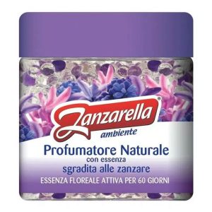 ZANZARELLA ambiente PROFUMATORE NATURALE BOUQUET FIORI in perle con essenza sgradita alle zanzare 170g - 3pz