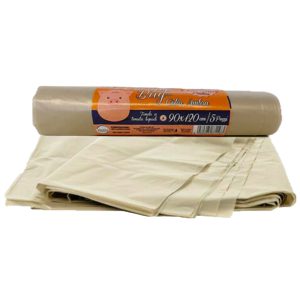 CHEAPY BAG Basic Color Ambra Sacchetti 90x120cm - 100 Pz
