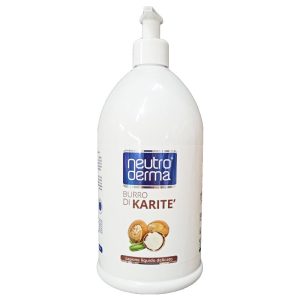 NEUTRODERMA sapone liquido delicato BURRO DI KARITÈ 1000ml - 12pz