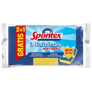 SPONTEX 3 Universale Spugna Antibac - 60 Pz
