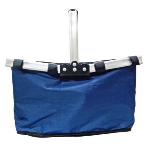 AD TREND borsa termica in poliestere con manico in metallo cm 41 x 28,5 x 37 h - BLU
