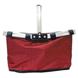 AD TREND borsa termica in poliestere con manico in metallo cm 41 x 28,5 x 37 h - ROSSO