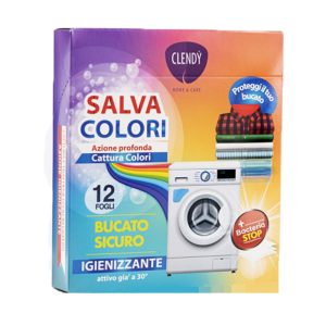 CLENDY Salvacolori Panni Cattura Colori Igienizzanti - 144 Pz