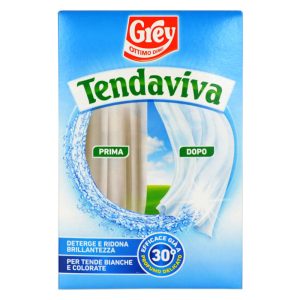 GREY TENDAVIVA detergente in polvere per tende bianche e colorate 500g
