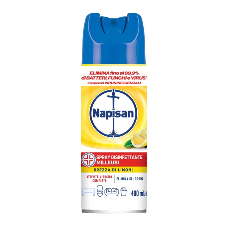 NAPISAN Spray Disinfettante Milleusi brezza di limoni 400ml-3pz - Il Mio  Store