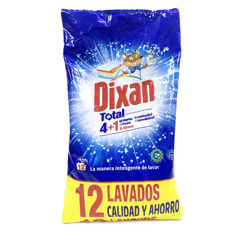 DIXAN TOTAL 4+1 Detersivo in polvere 0,594 kg - pz6 - Il Mio Store