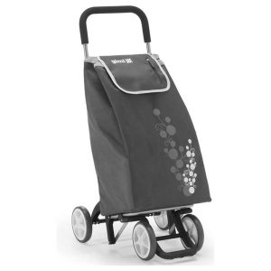 GIMI TWIN CARRELLO porta spesa 2/4 ruote colore grigio