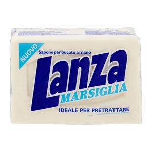 SAPONE SOLIDO LANZA MARSIGLIA per bucato a mano 250g-pz36
