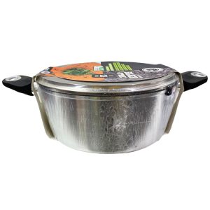AD TREND SILVER STONE casseruola antiaderente per induzione + coperchio Ø 28cm