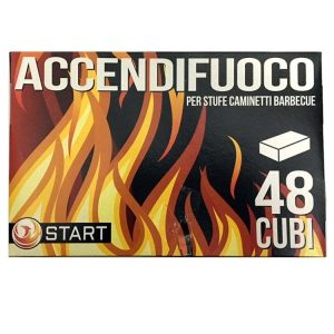 CUBI START ACCENDIFUOCO a base di kerosene per stufe caminetti barbecue - 1344pz