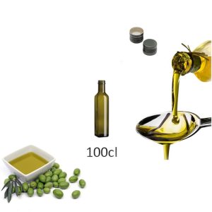 AMBROSIO Bottiglie Marasca Uvag Per Olio + Tappi A Vite - Varie Misure - 100cl - Pz 108