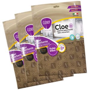 CLENDY Home & Care CLOE panno pavimenti 100% microfibra 45x60cm-pz3
