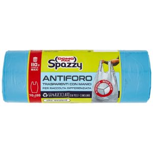 Domopak SPAZZY sacchi nettezza/immondizia antiforo con manici 70x120cm-150pz
