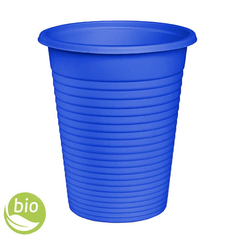 ARISTEA NATURIA BICCHIERI biodegradabili e compostabili monouso azzurro  200cc – 750pz - Il Mio Store