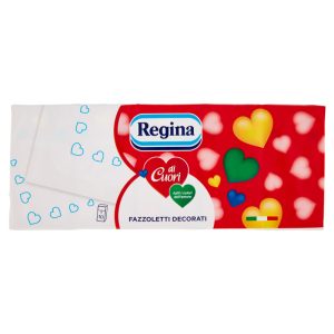 REGINA di cuori FAZZOLETTI DECORATI - 160 pacchetti