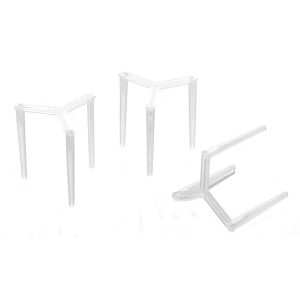 DISTANZIATORE PER PIZZA D'ASPORTO trasparente h 3,5cm - 500pz