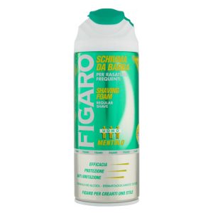FIGARO MENTOLO schiuma da barba per rasature frequenti 400ml - 12pz