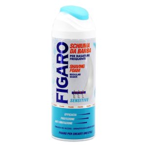 FIGARO SENSITIVE schiuma da barba per rasature frequenti 400ml - 12pz