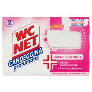 WC NET CANDEGGINA PROFUMATA Tavoletta detergente azione sbiancante - 24pz