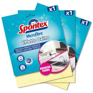 Spontex Microfibre Effetto Daino - 3 pezzi