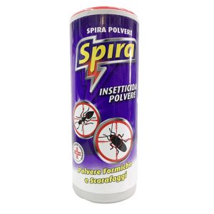 SPIRA Spirapolvere Insetticida in Polvere formiche e scarafaggi 250g -3pz