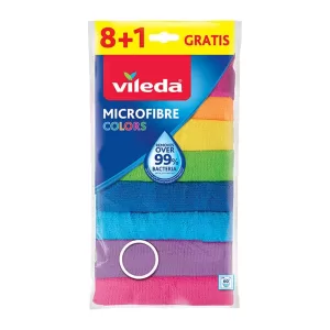 VILEDA MICROFIBRE COLORS Panno multiuso 30x30 cm colori assortiti