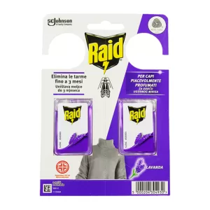 RAID Elimina tarme per armadi Gel Lavanda -2pz