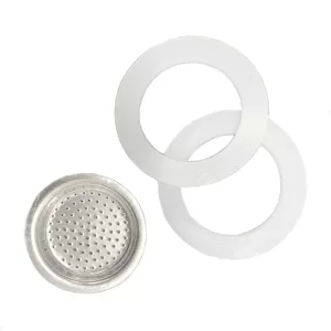 BELLOTTI Ricambio Moka Guarnizione in silicone + filtro mezza tazza