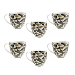 SET 6 TAZZE CAFFE' Beca Home in porcellana