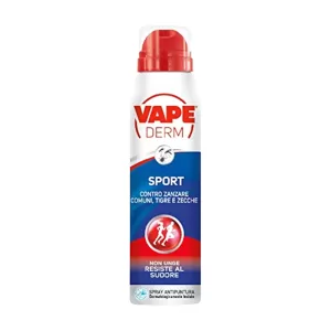 VAPE DERM SPORT  Spray contro zanzare comuni, tigre e zecche 100ml