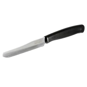Coltello Tavola KAIMANO Nero lama speciale in acciaio inox per alimenti - 6 pz