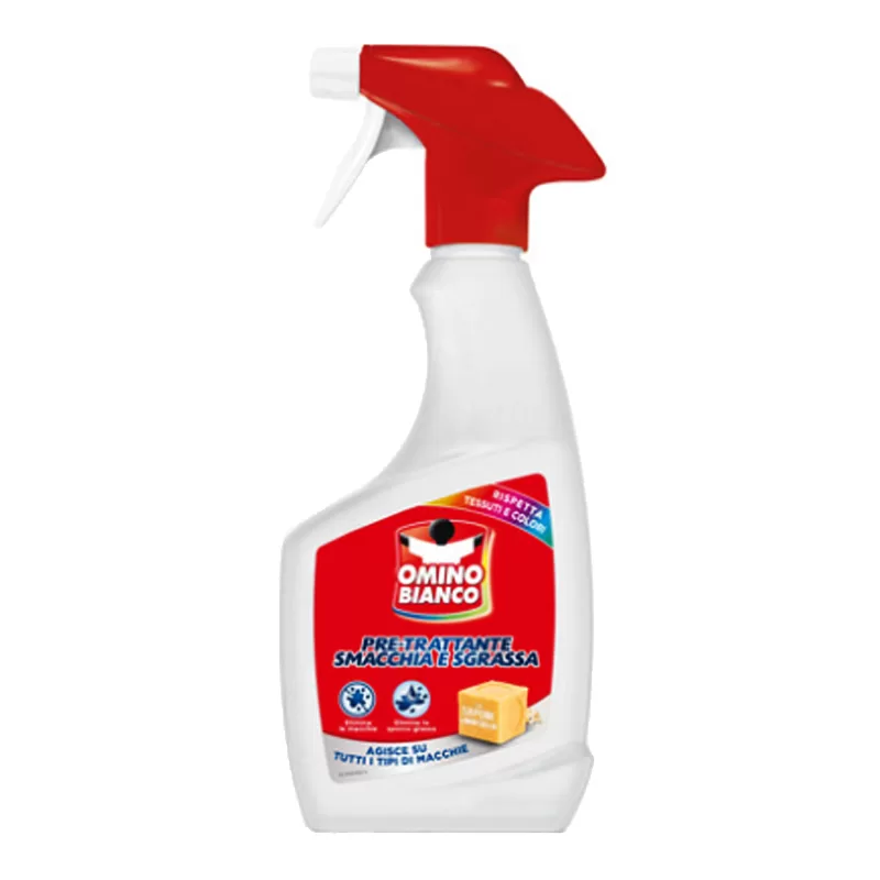 OMINO BIANCO PRE-TRATTANTE SMACCHIA E SGRASSA Spray 500ml - Il Mio Store