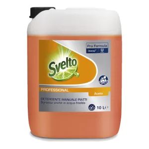 SVELTO PROFESSIONAL DETERGENTE MANUALE PIATTI detersivo liquido Aceto 10l