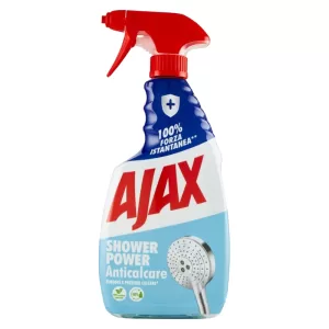AJAX Shower Power Anticalcare doccia spray forza istantanea 600ml -10pz