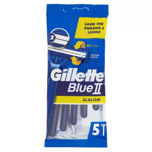 GILLETTE BLUE II SLALOM Rasoio usa e getta due lame - 100 pezzi - cartone completo