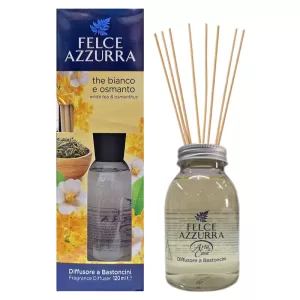 FELCE AZZURRA THE BIANCO E OSMANTO Diffusore a bastoncini 120ml