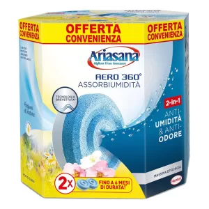 ARIASANA AERO 360° FLORAL Ricarica tabs per diffusore assorbi-umidità - 24pz