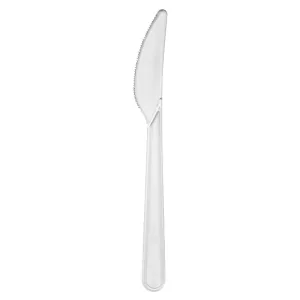 COLTELLO CRISTAL trasparente riutilizzabile – 50 pz