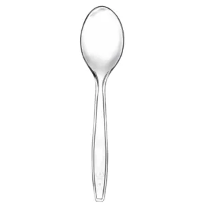 CUCCHIAIO CRISTAL trasparente riutilizzabile – 50 pz