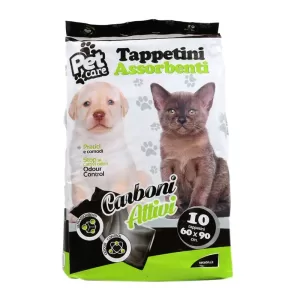 SETABLU PET CARE Tappetini assorbenti carboni attivi 60 x 90 cm -160 pz