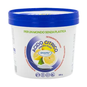SMAPIÙ ACIDO CITRICO Detergente multiuso in polvere 500gr