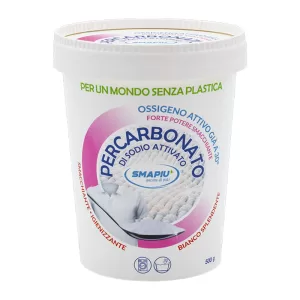 SMAPIU' Percarbonato di Sodio Attivato sbianca e smacchia biancheria 500g
