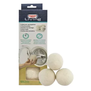 DOMOPAK LIVING Sfere in 100% lana per asciugatrice - 3pz