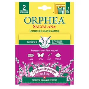 ORPHEA salvalana EMANATORI GRANDI ARMADI al profumo di Patchouli della Malesia – 2 pz