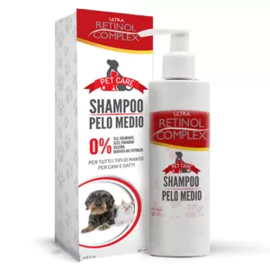 ULTRA RETINOL COMPLEX Shampoo pelo medio PET CARE 200ml