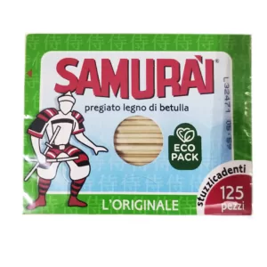 SAMURAI Stuzzicadenti legno di betulla L'ORIGINALE - 375 pz